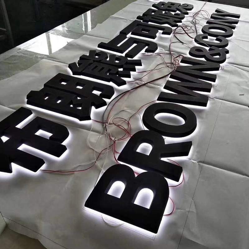 发光字广告字定做水晶背发光字亚克力发光字厂家定制