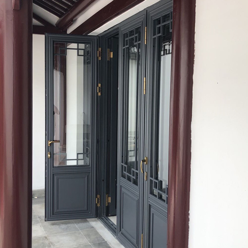 仿古门窗花格镂空隔断新中式门窗 别墅四合院庭院门窗可定制