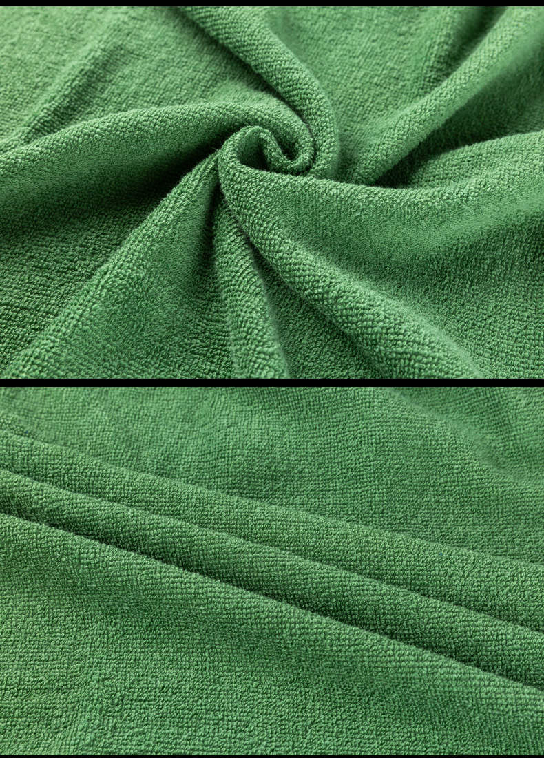 批发绿色毛巾被毛巾毯夏季空调毯军绿色单人毛毯子