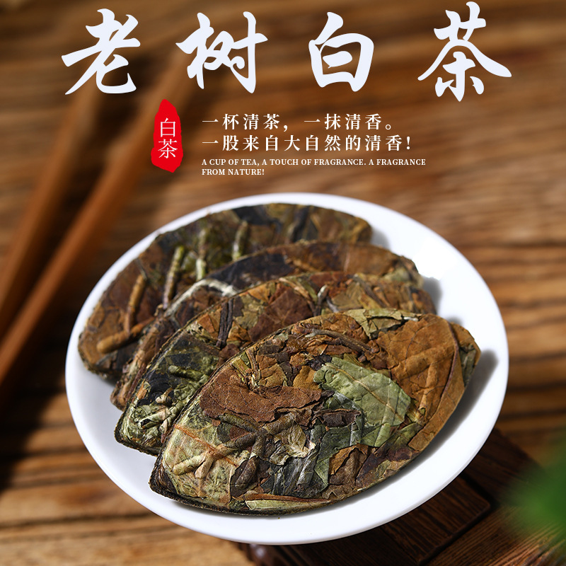茶叶批发 云南老树白茶 景谷高山大树大白毫 月光白 银叶子 散茶