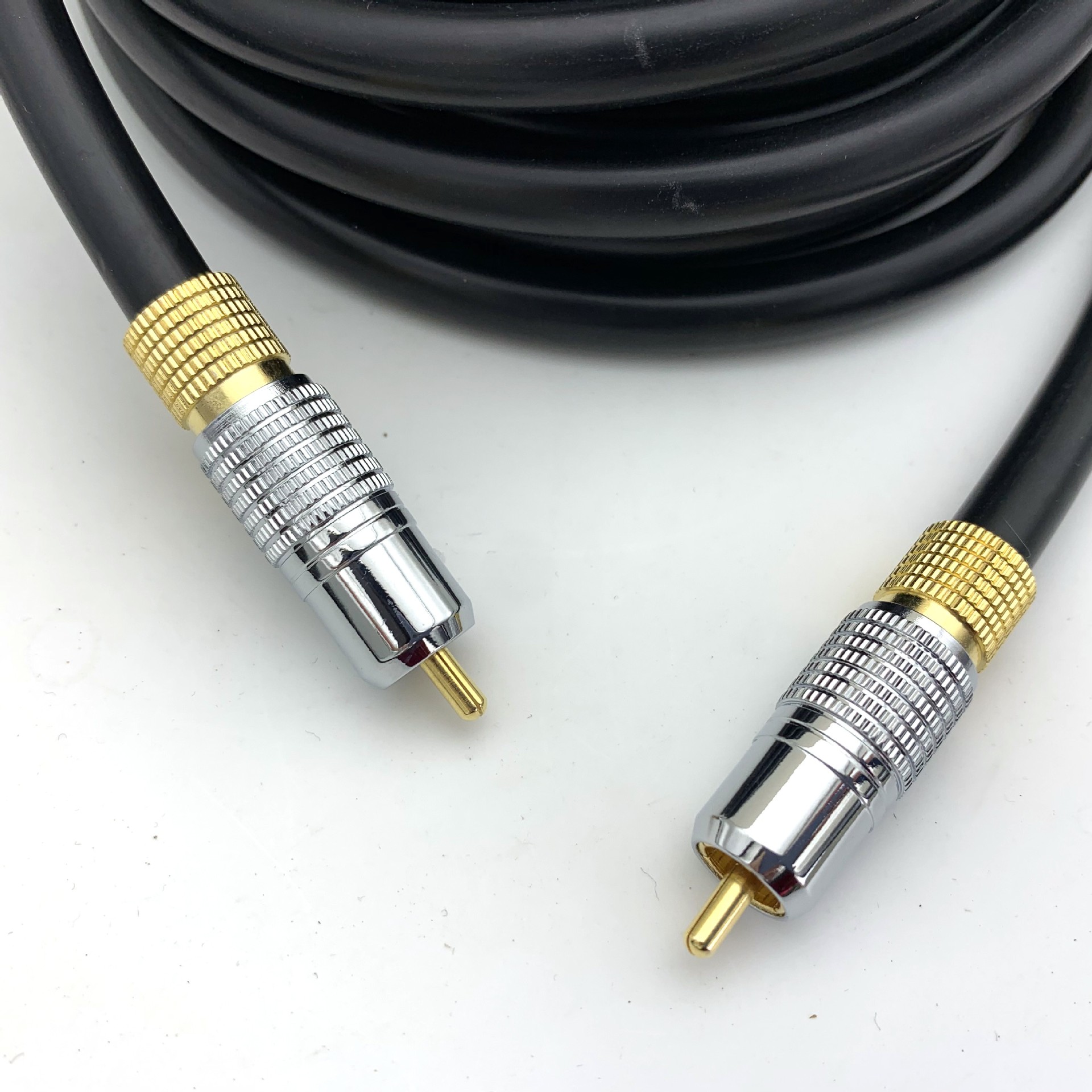 发烧hifi数字音频同轴线 coaxial75欧姆低音炮线spdif线莲花线