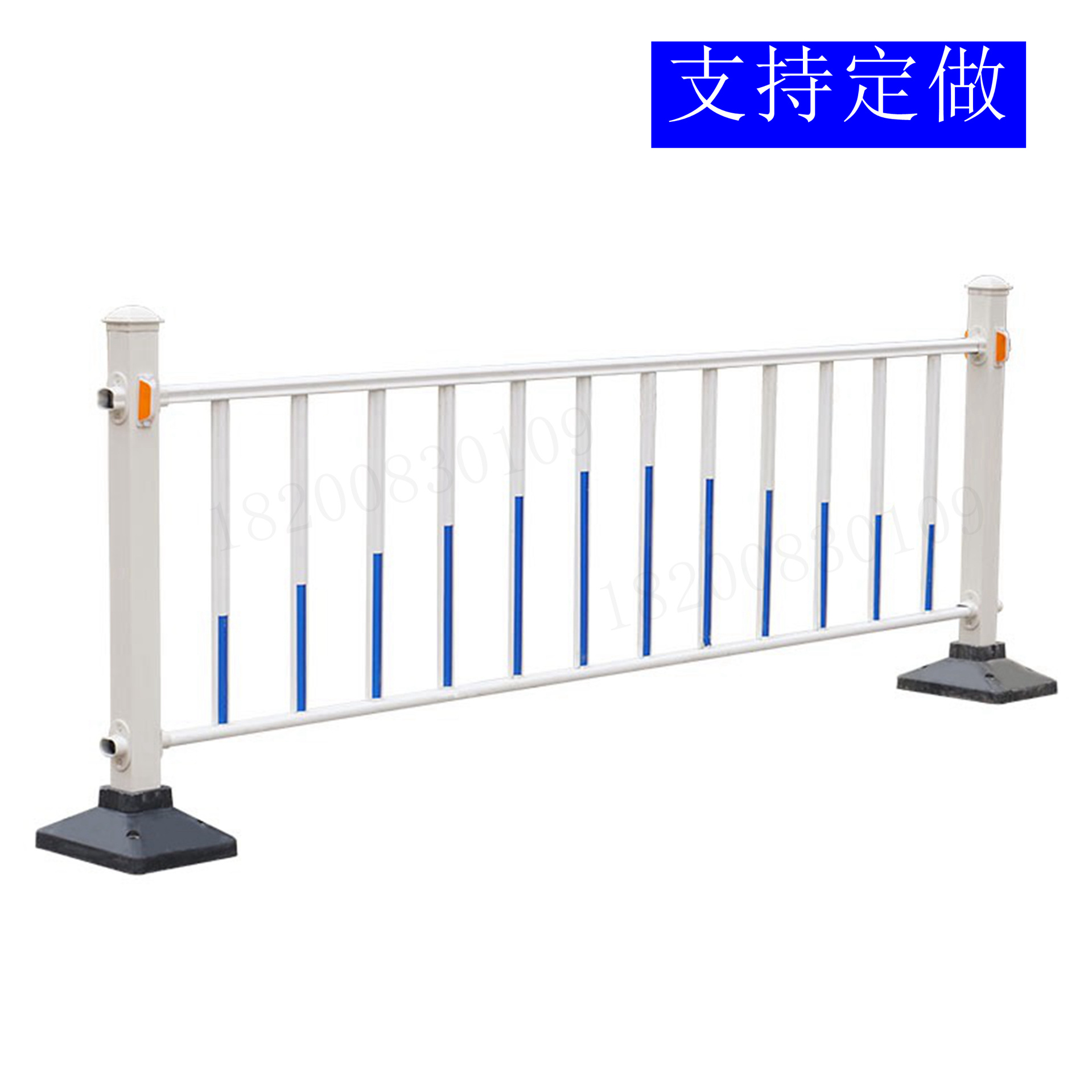 城市防护栏镀锌钢防撞隔离市政安全文明施工移动交通路障美化栏杆