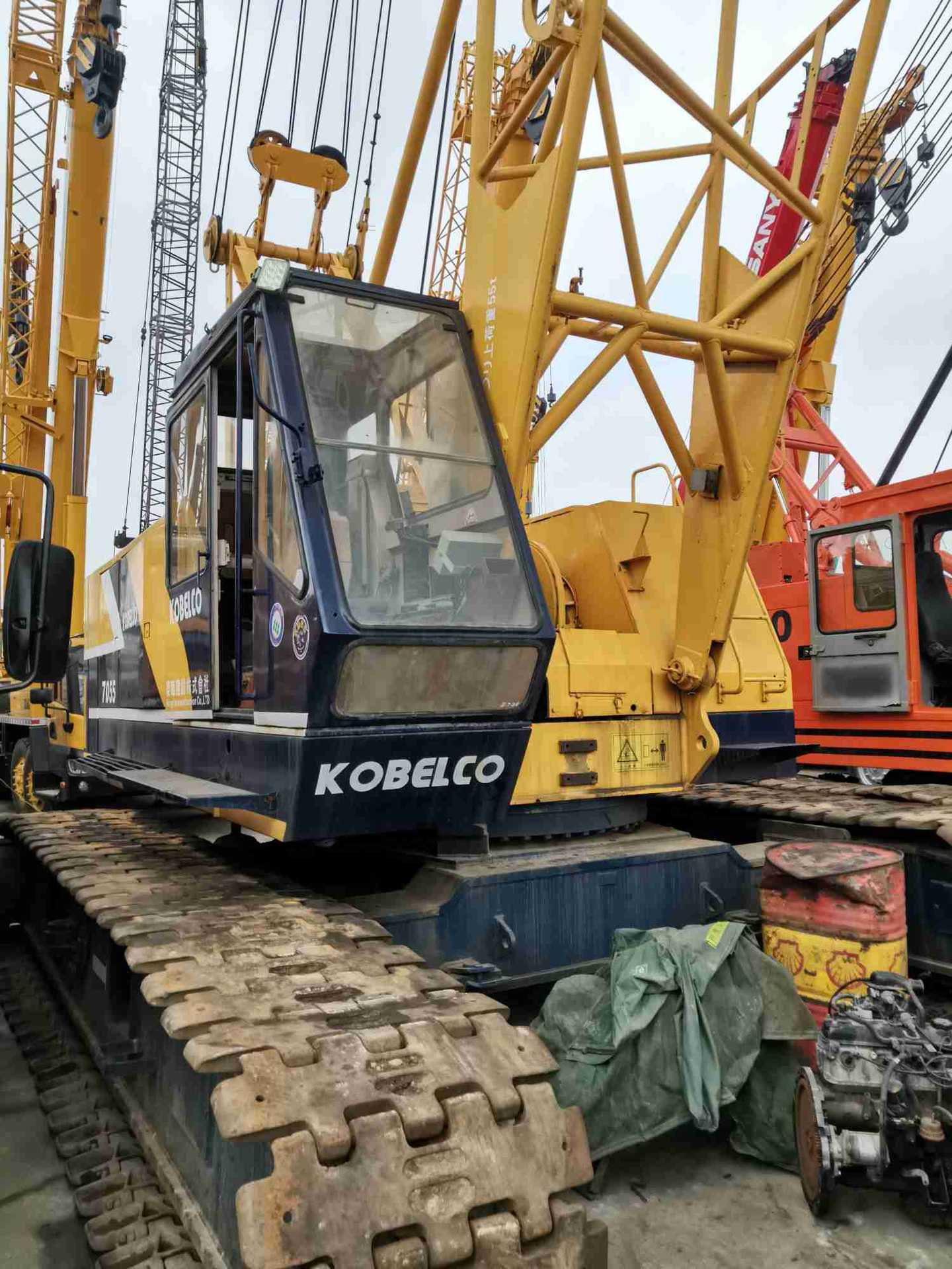 2011年日本进口神钢55吨履带吊kobelco7055