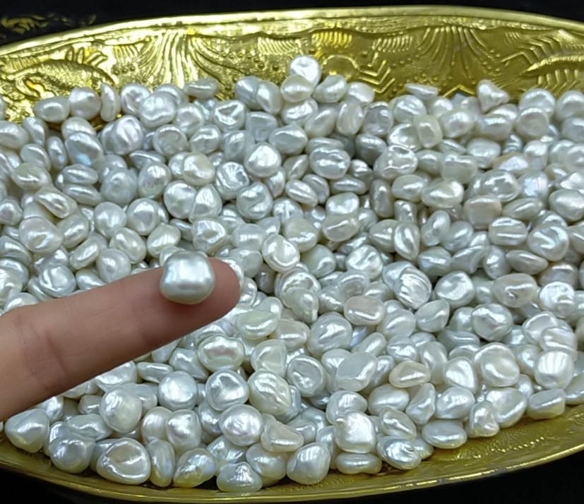 厂家直供天然淡水珍珠碎银子巴洛克再生珠手工diy制作 散珠批发