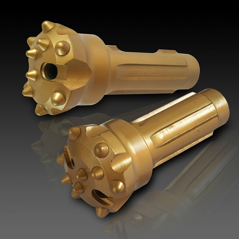 山峻鑫90卡销钻头 供应矿用钻头 一字十字钻头