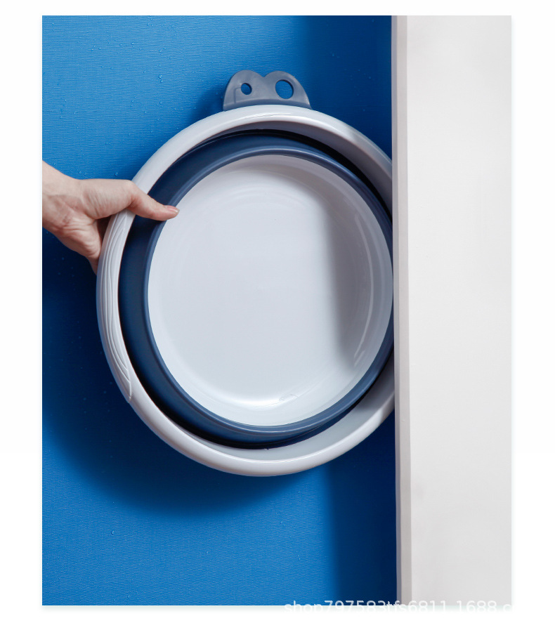 可折叠盆洗脸盆家用便携式旅行盆子宿舍用学生塑料盆大号洗衣盆子