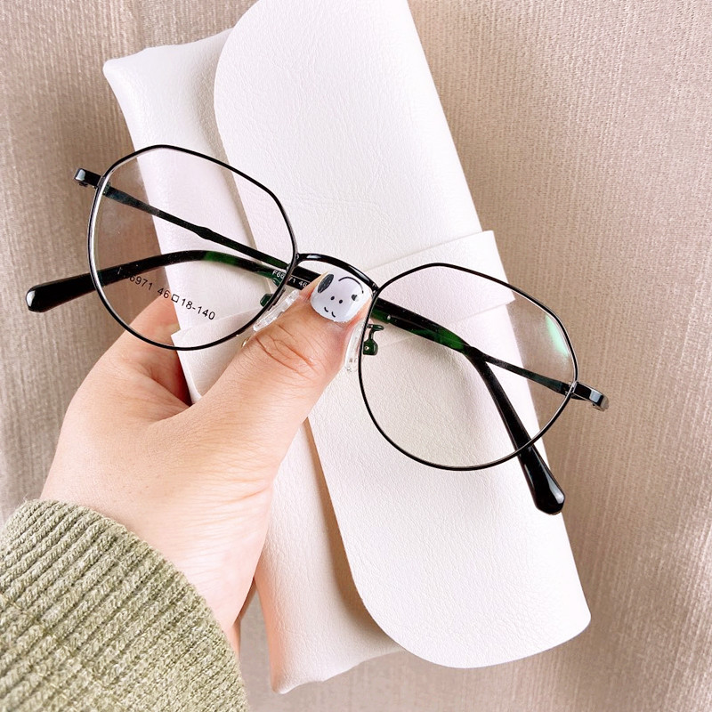 复古不规则眼镜经典小尺寸黑框眼镜框近视眼镜女眼镜架可配近视