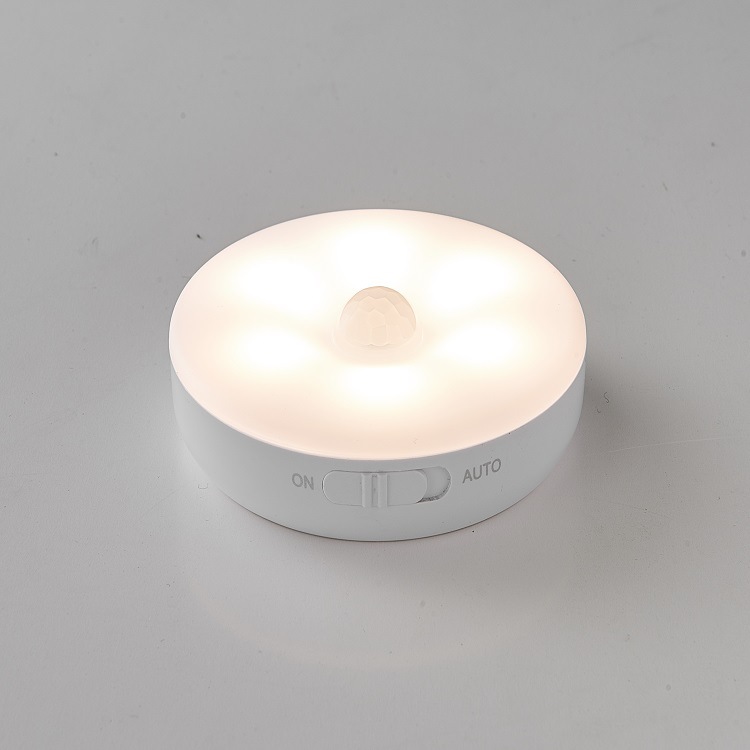 led人体感应小夜灯充电床头卧室家用全自动不插电声控壁灯感应灯