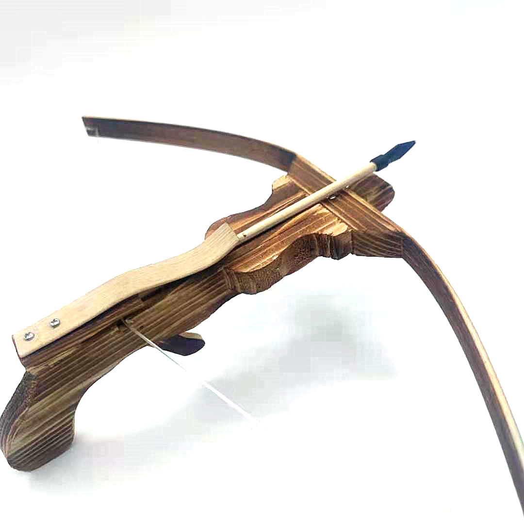 旅游工艺品厂家直供竹压古代兵器模型木质弩玩具无杀伤力批发弓箭