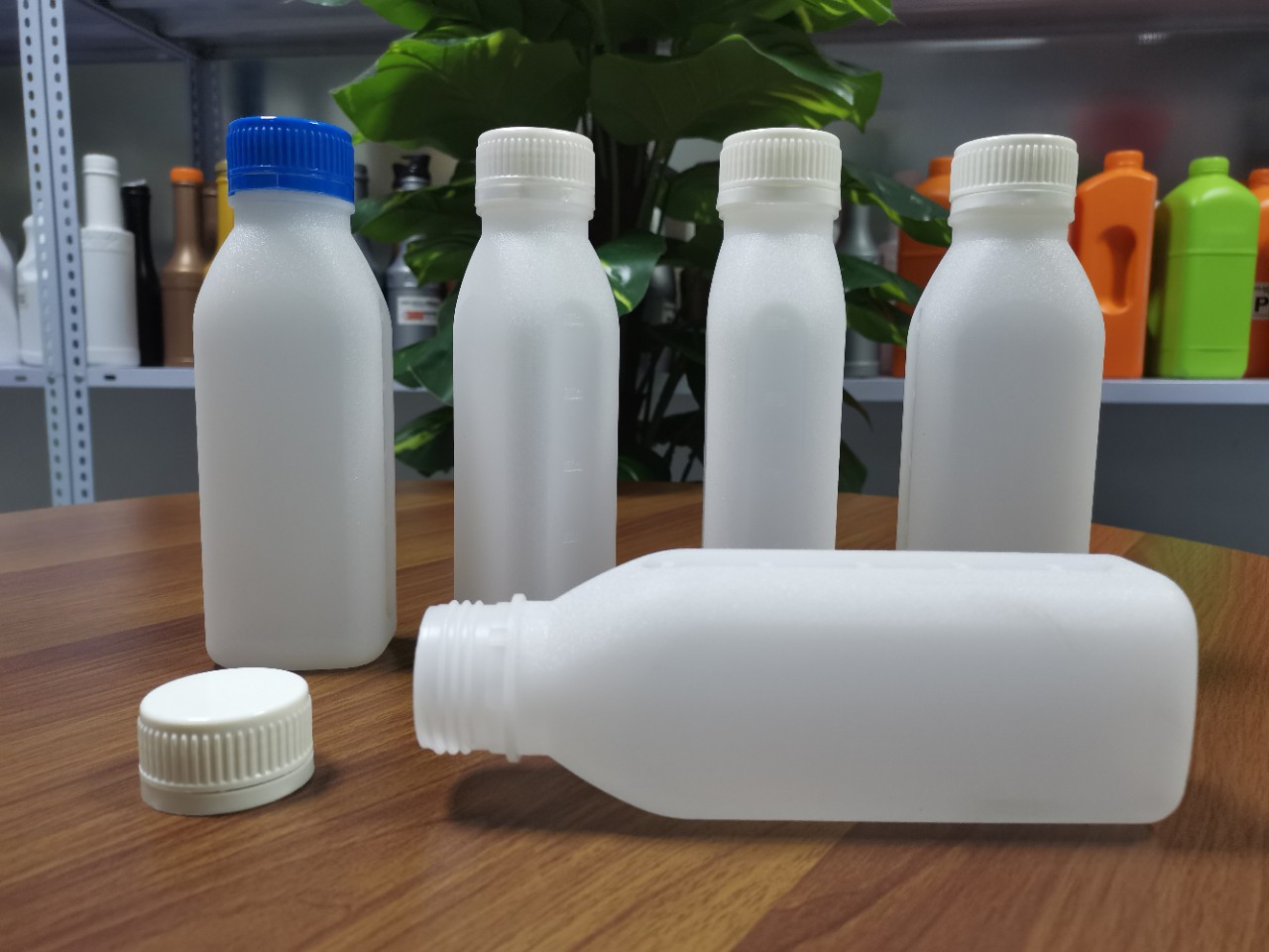 300ml毫升pe塑料瓶耐高温磨砂透明方形饮料牛奶瓶厂家批发可定制