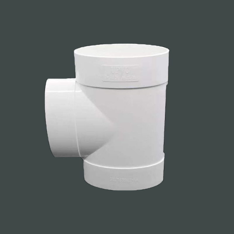 厂家直批pvc110扁三通马桶移位器厨房卫生间排水异径塑料三通