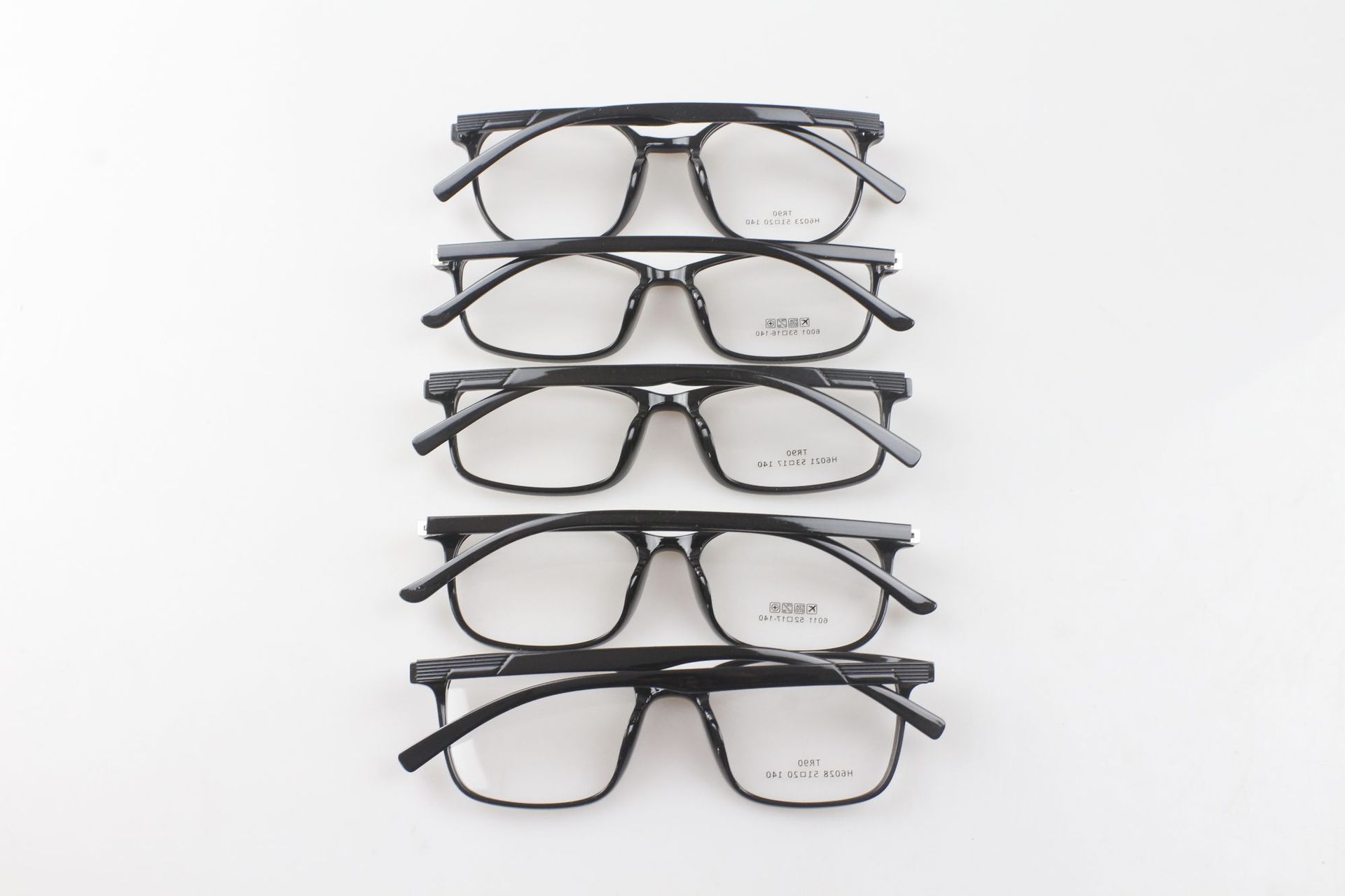 厂家直供纯黑色tr90光学架 韩版学生配镜眼镜 百款混批