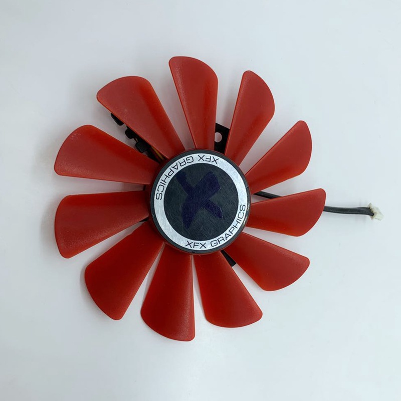 讯景/xfx rx 560d 470 480 570 fdc10u12s9-c 12v 显卡风扇9cm4针