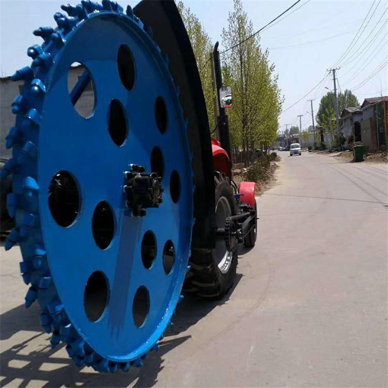 江苏圆盘开沟机 自来水管地埋线开沟机 水泥沥青路面圆盘开沟机