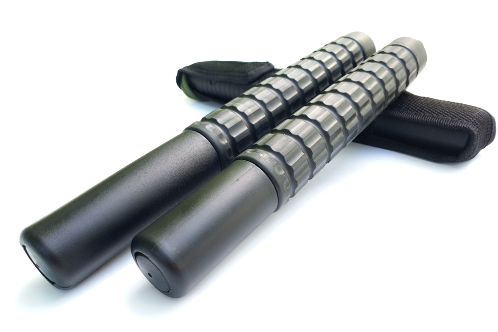 悍马橡胶甩棍伸缩棍安保破窗防身武器车载甩鞭健身塑胶棍子三节棍