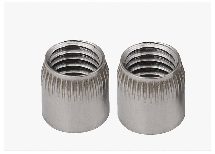 m6m8m10m12〗304不锈钢锥形螺母 锥型螺帽 膨胀滚花内爆螺丝帽