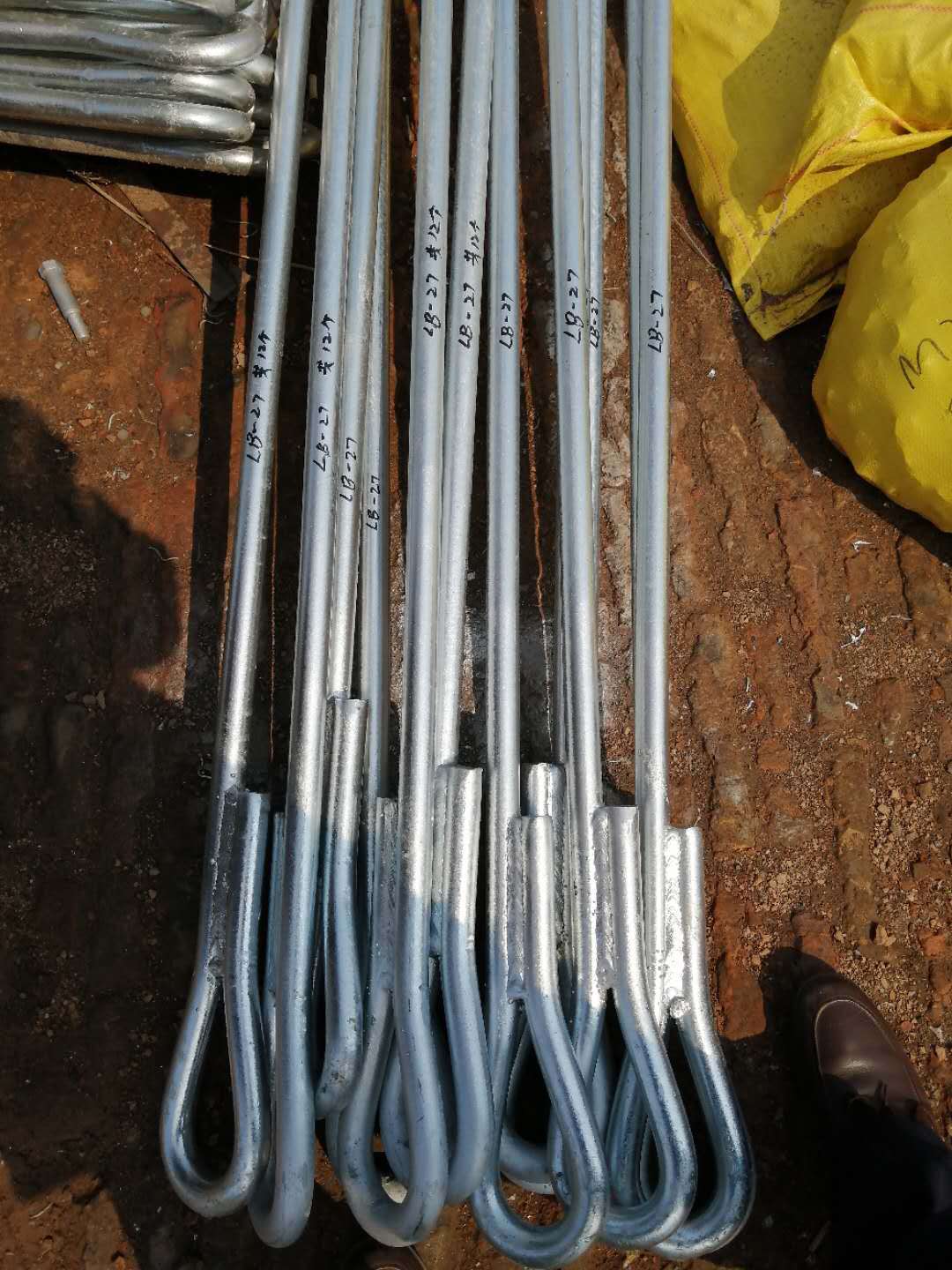 高压电力铁附件电力金具35kv双杆门型横担hzm hjm拉线棒节板