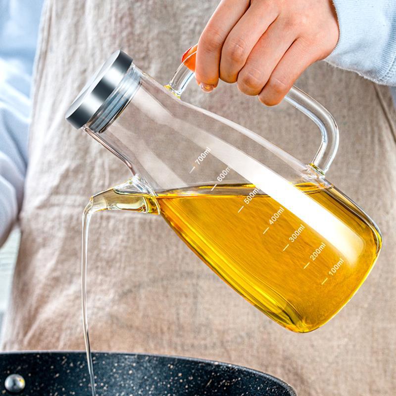 家用玻璃油壶食用油瓶油罐酱油醋调料大容量装油厨房用品
