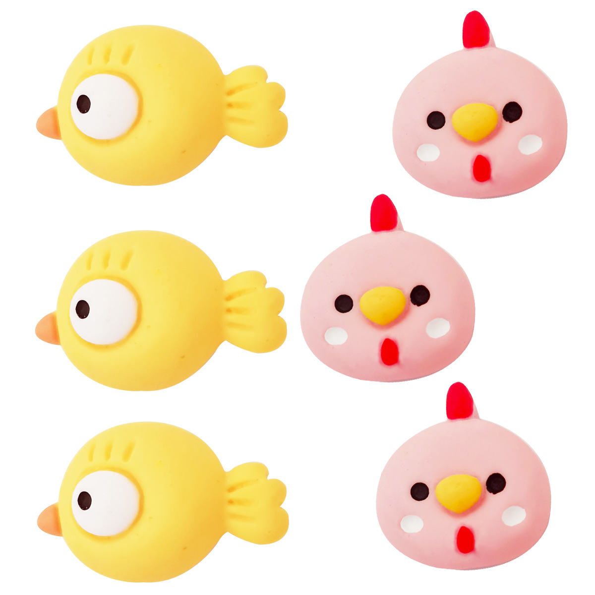 可爱卡通动物头 手工制作diy奶油胶发卡手机壳材料包饰品配件-报价