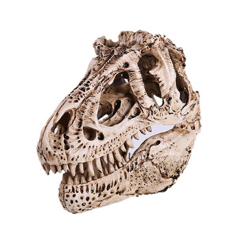 单脊龙头骨树脂恐龙头骨骷髅头动物骨架研究科普教学创意居家摆件