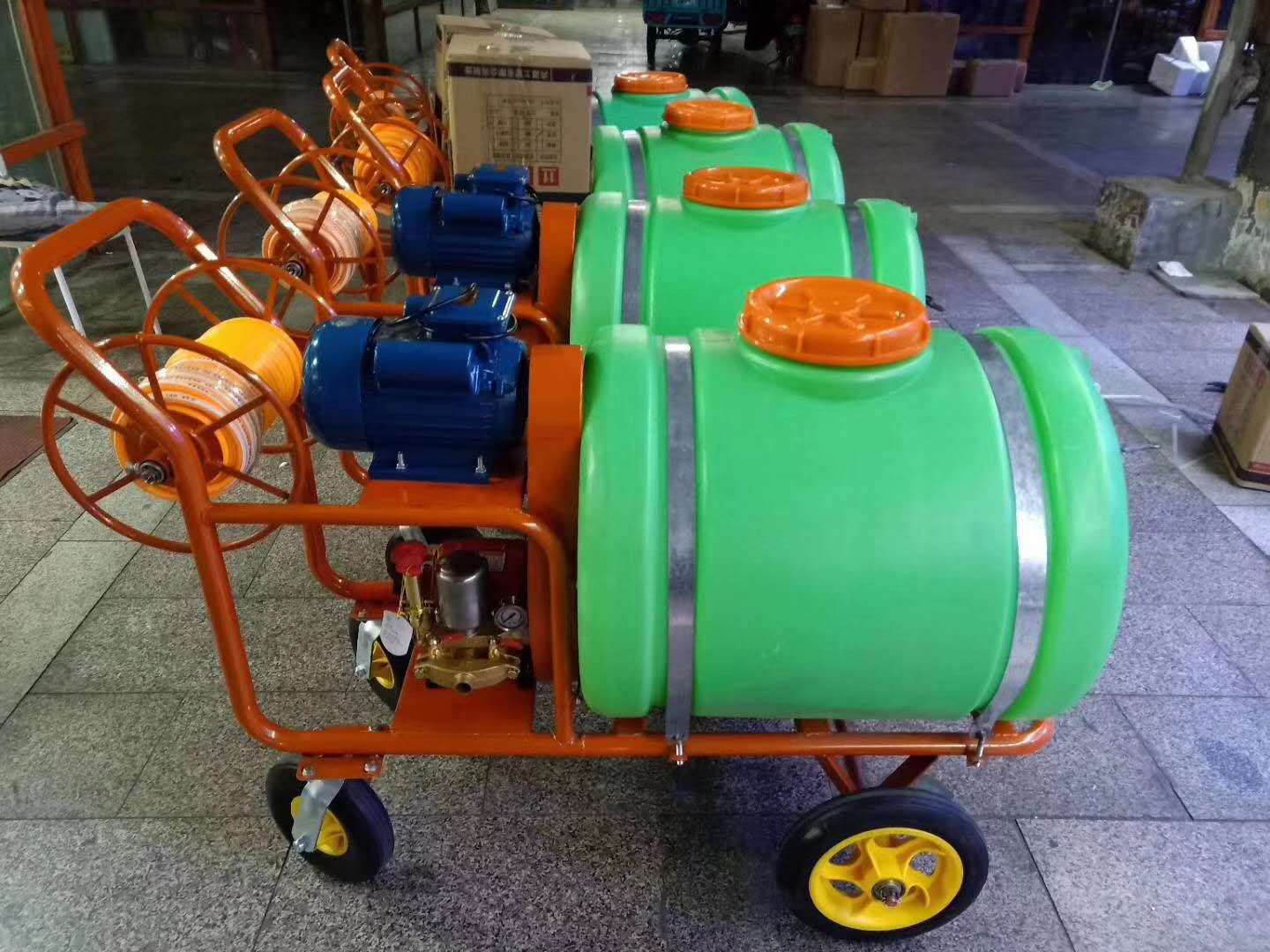手推式打药机果园农药喷雾器汽油农用打药车高压自走式喷雾机打药