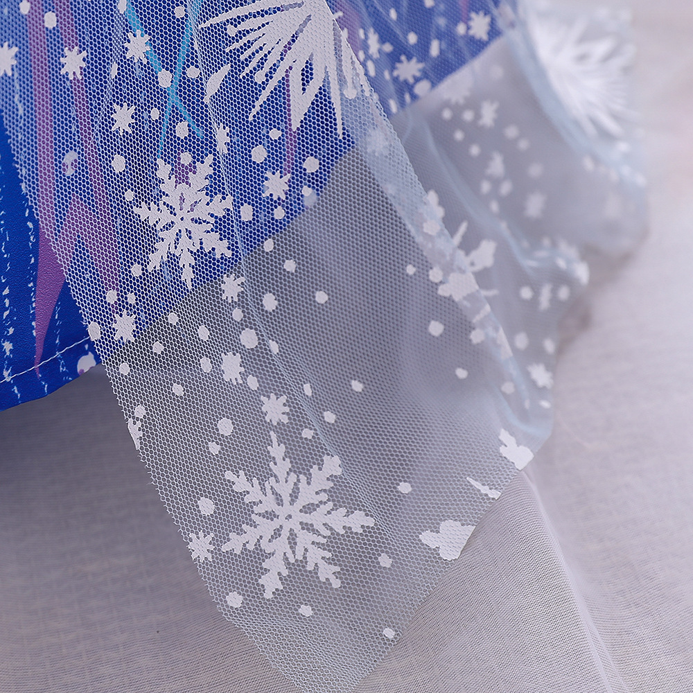 亚马逊冰雪奇缘2艾莎baby宝宝婴儿周岁礼服雪花裙爱莎公主蓬蓬裙