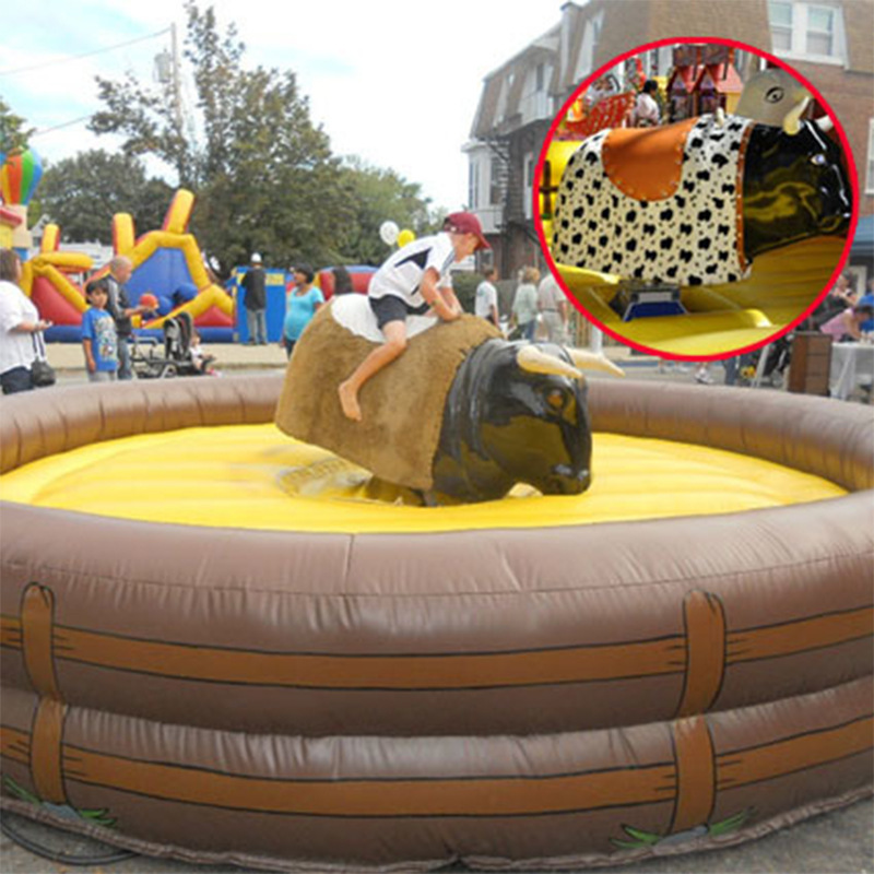 疯狂斗牛机儿童电动骑牛机器成人疯狂斗牛机游乐设备广场户外娱乐