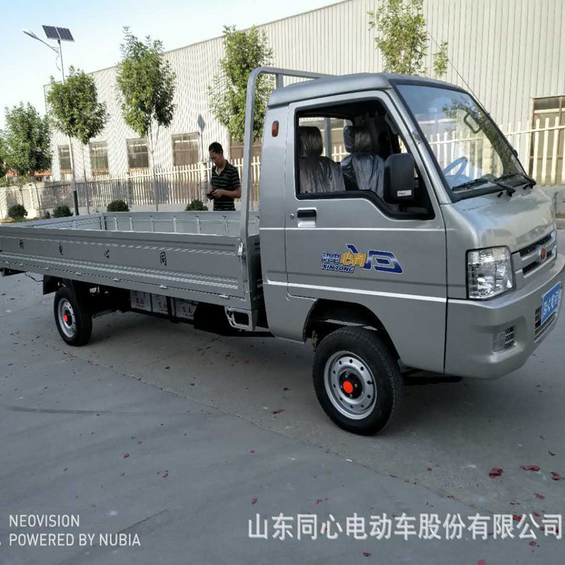 供应福田款电动微卡 电动四轮货车 全封闭电动四轮车 流动售货车