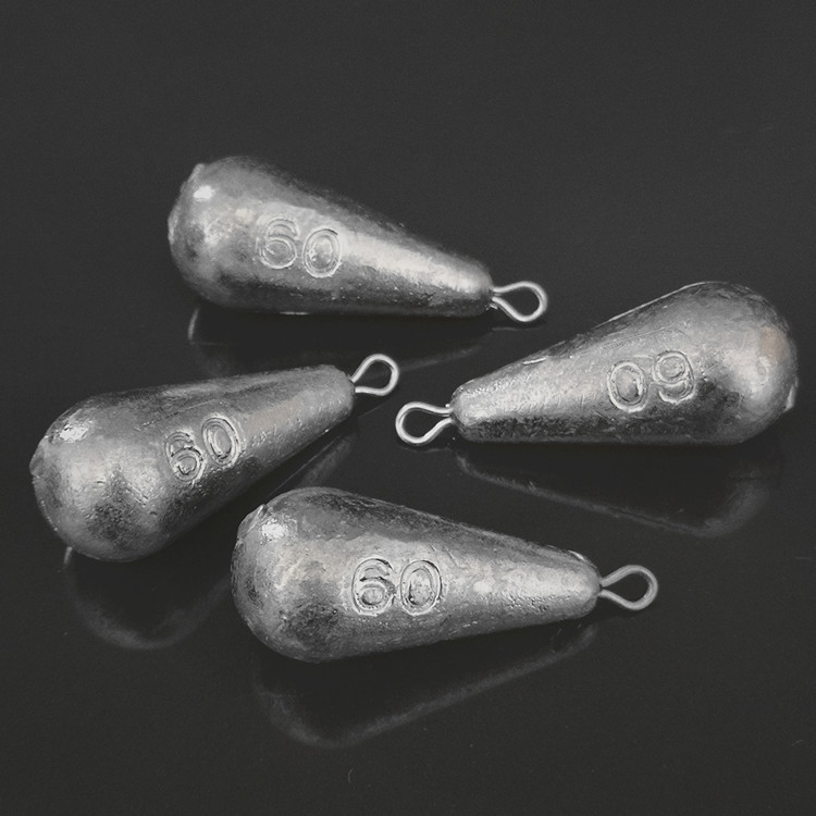 带环水滴铅坠钓鱼铅坠刻度带环防挂底串钩铅坠渔具垂钓用品批发