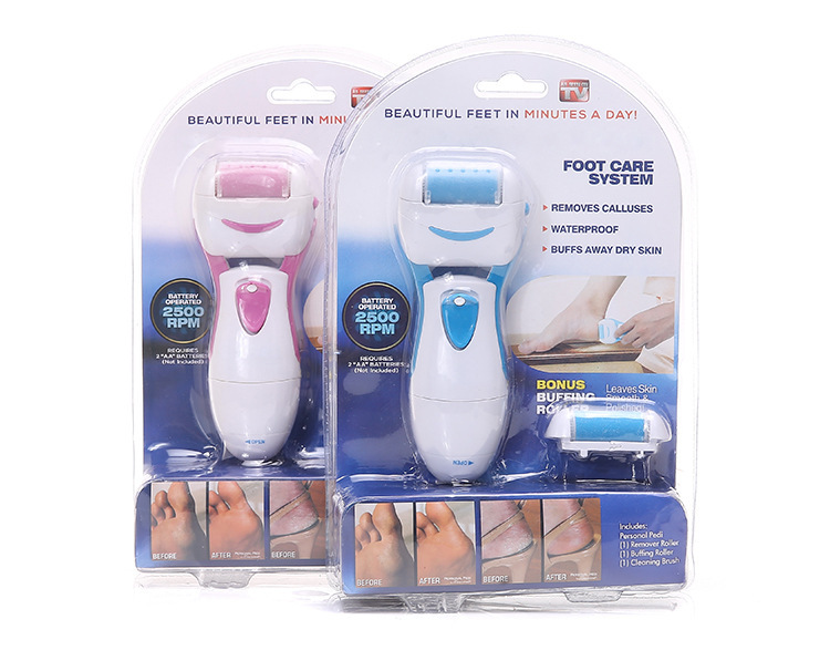 New Electric Foot Grinder Fully Washable Battery + USB Dual-Purpose Pedicure Device Exfoliating Calluses Removing