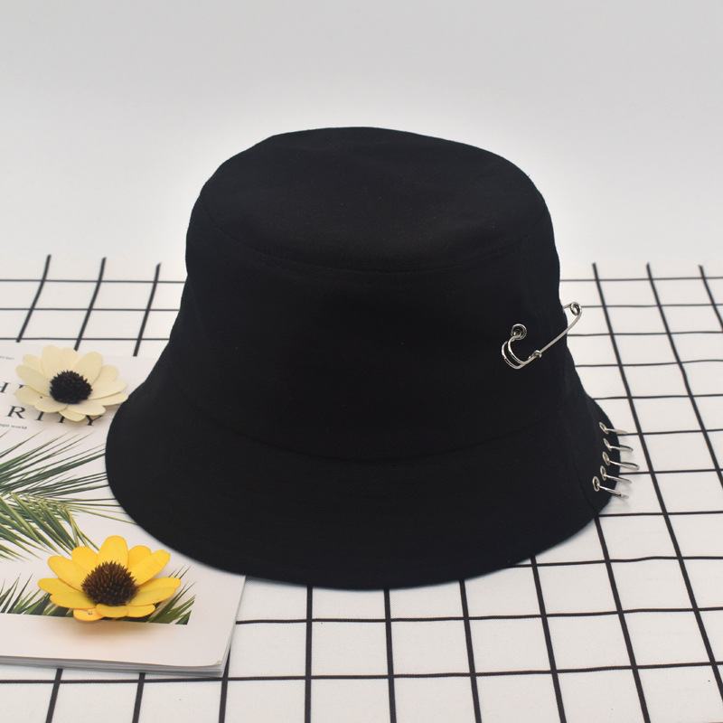 2021 Hot Sale Japanese and Korean Women's Solid Color Fisherman Hat Cross-Border New Arrival Hip Hop Fashion Busket Hat Men's Summer Outdoor Sun Hat