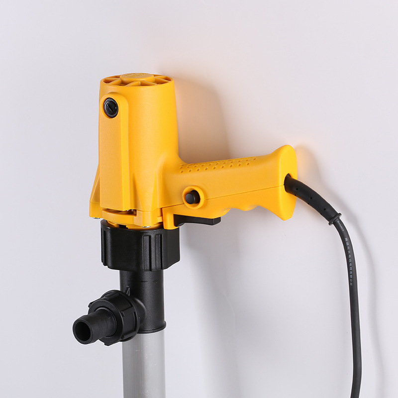 上海夏朗手提式电动抽油泵 220v耐温柴油泵油桶泵 长管电动自吸泵