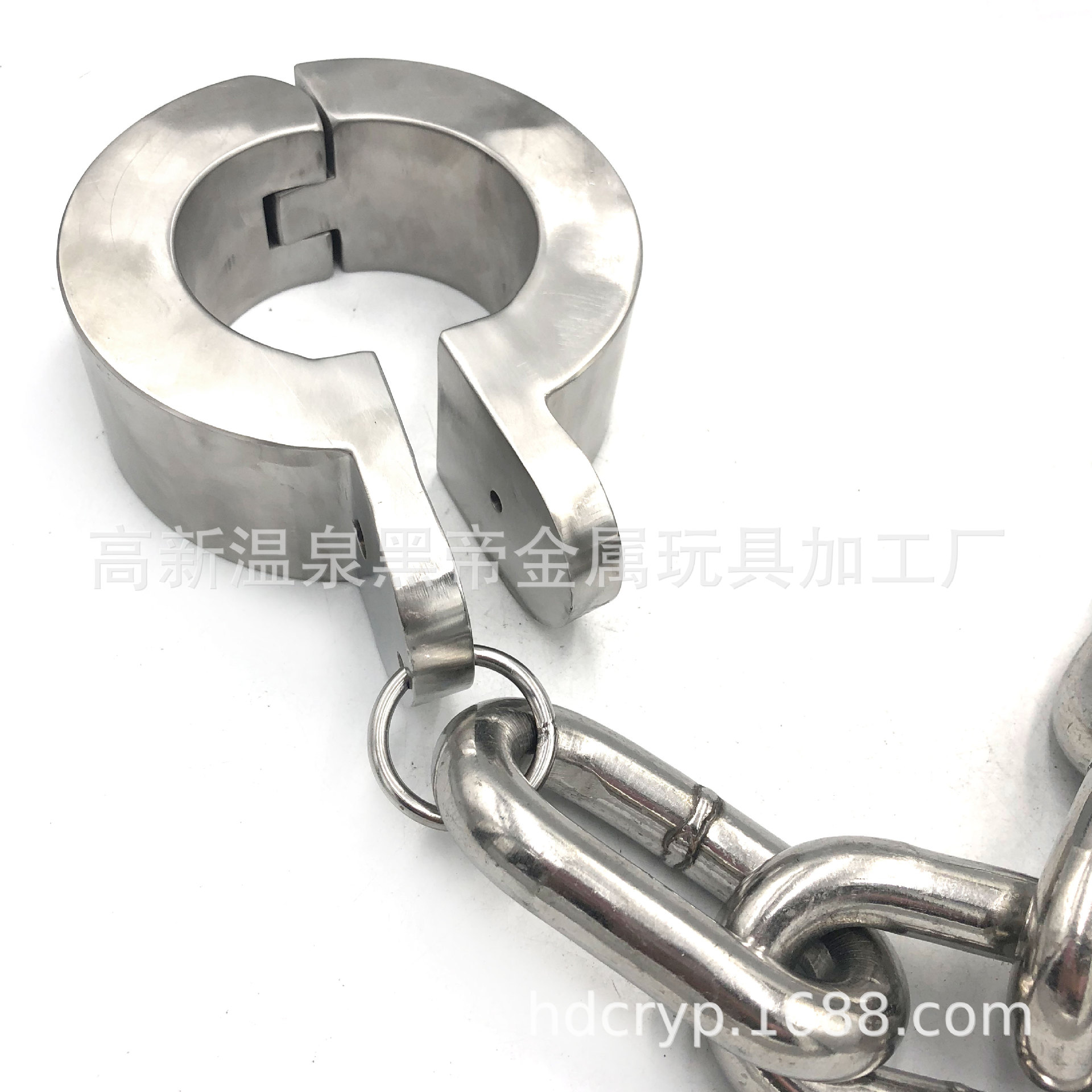 黑帝 成人情趣特重不锈钢脚铐 另类重型男女手脚铐调教用品15kg