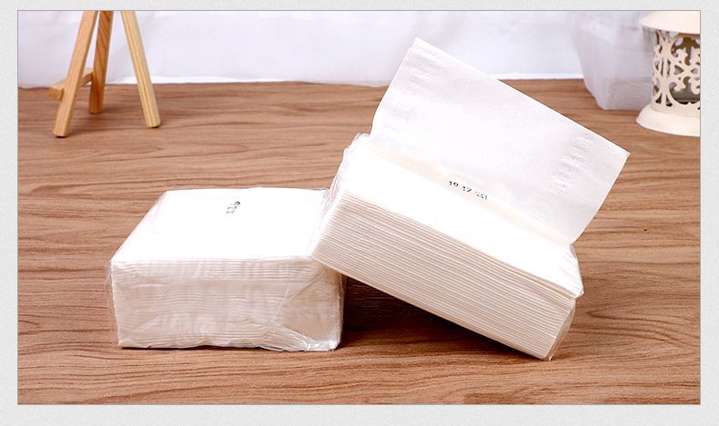 柯妮尔 小白包原生木浆纸100包整箱抽纸家用餐厅迷你纸巾厂家批发