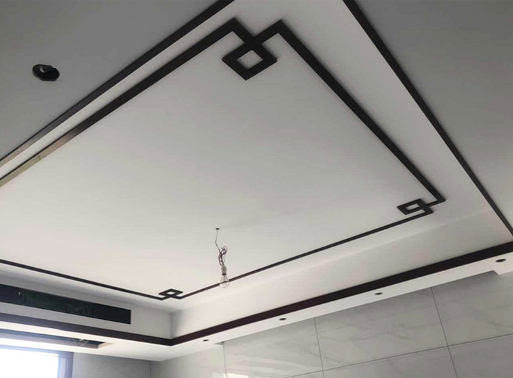 l型7字木纹装饰线条中式二吊顶线阳角线收边线平板角压边框条