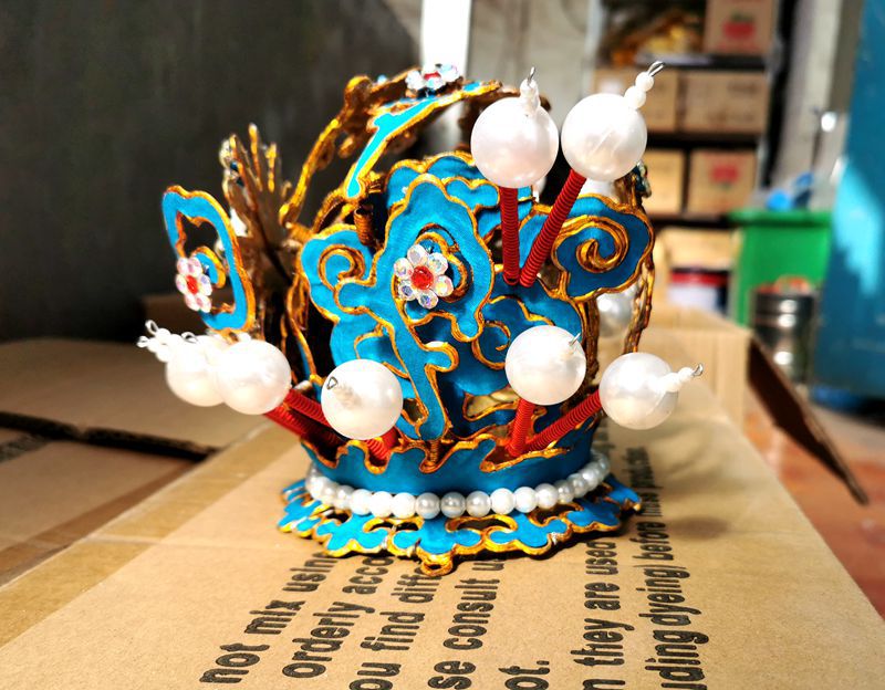 越剧紫金冠 太子冠 黄梅戏 豫剧 京剧戏剧紫金冠孙悟空帽子