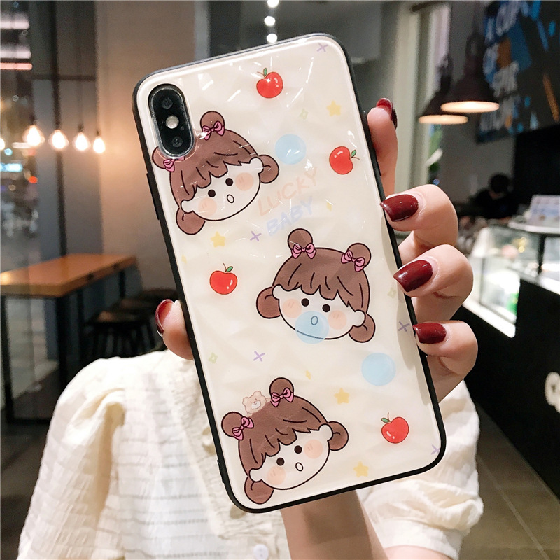 可爱女孩吹泡泡华为荣耀30手机壳x10套mate20女nova6pro/7畅享p30