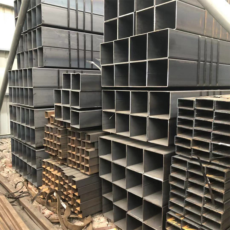 广东大口径镀锌方管无缝钢管 q235b国标耐腐蚀热浸黑方管矩型管