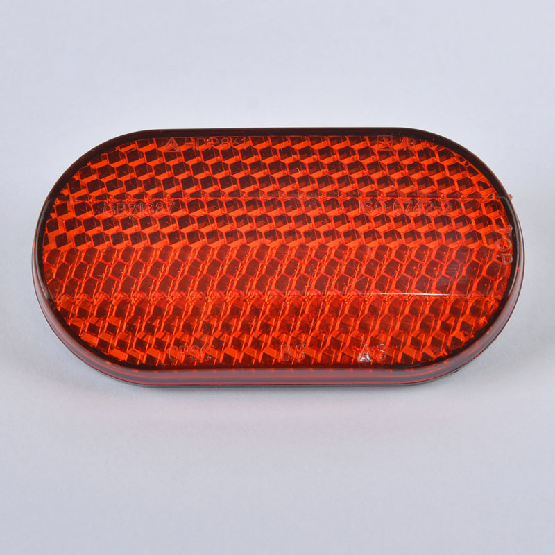 山地车自行车反光片 回复反射器圆形反光片警示尾灯反光板