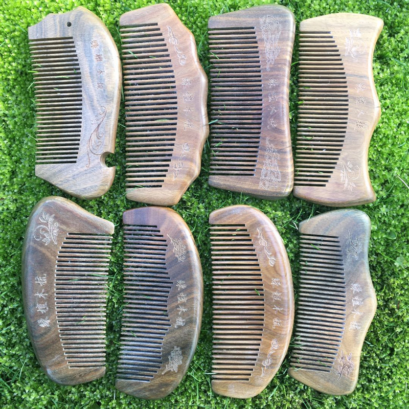 天然正品巴拉圭绿檀木梳美妆工具 家居梳子礼品绿檀木梳-阿里巴巴