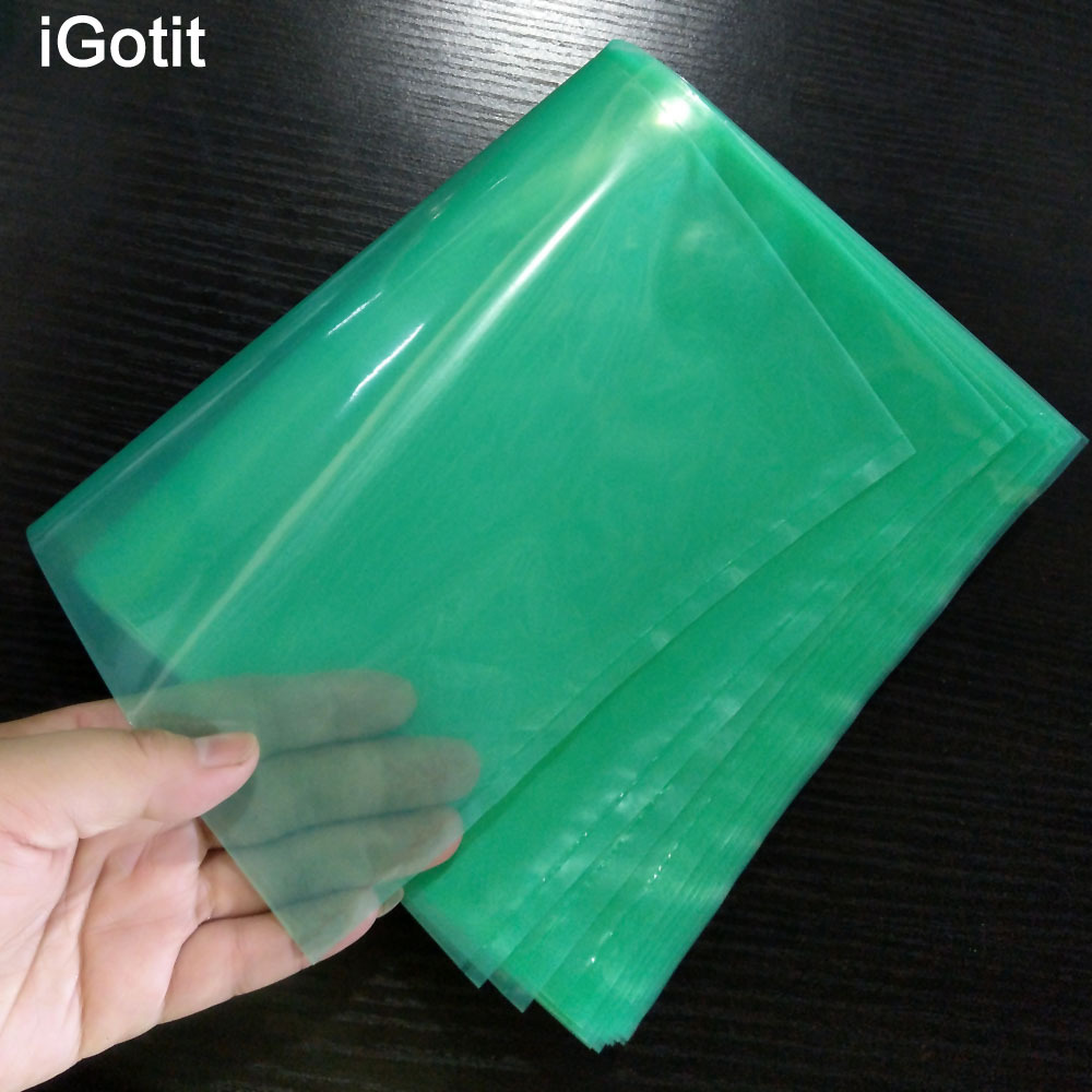 尺寸可选绿色高压pe平口袋彩色塑料包装袋书籍五金电子零配件包装