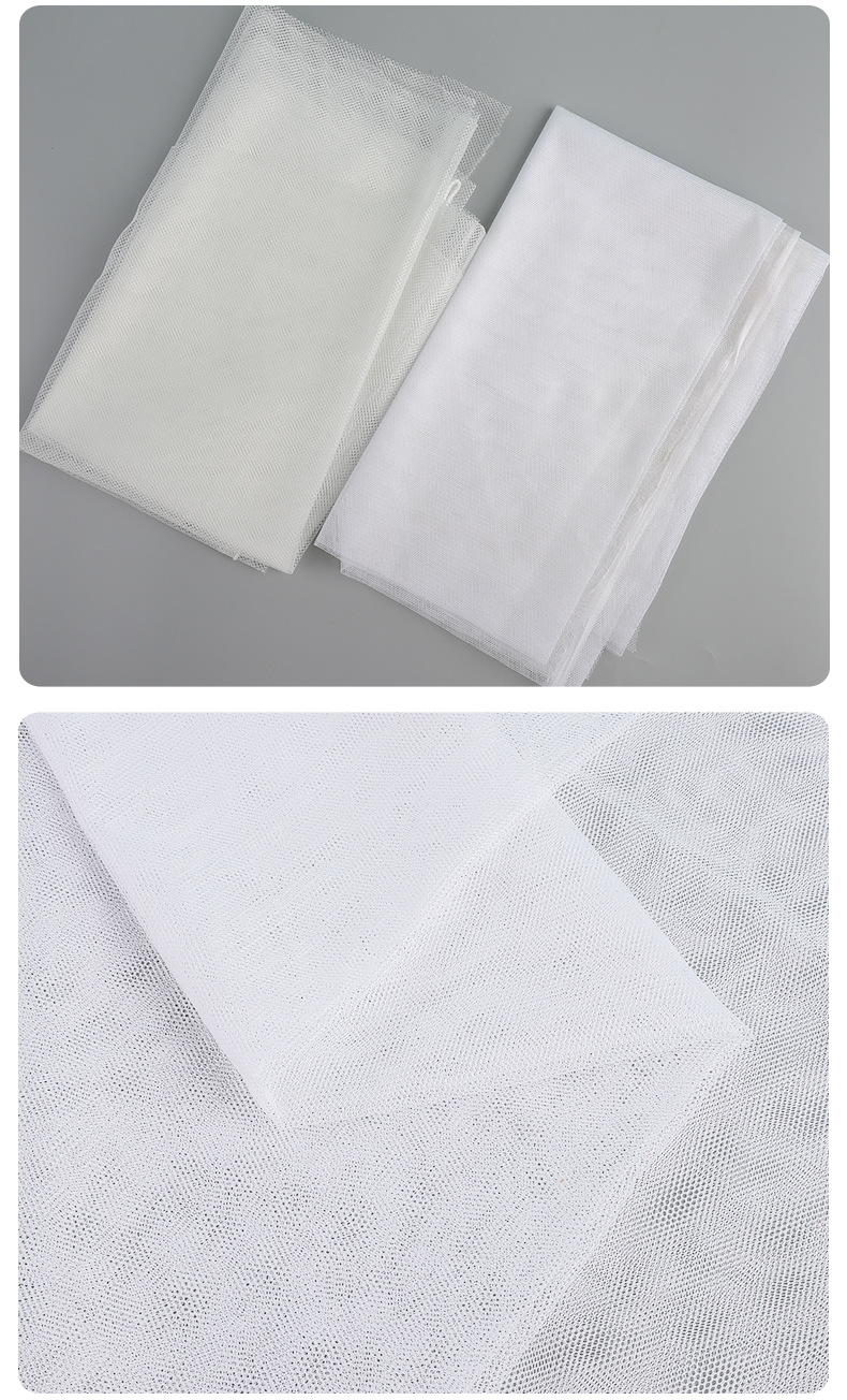 【蚊帐布】厂家批发大空间加密耐用帐纱定制涤纶白色免安装蚊帐布