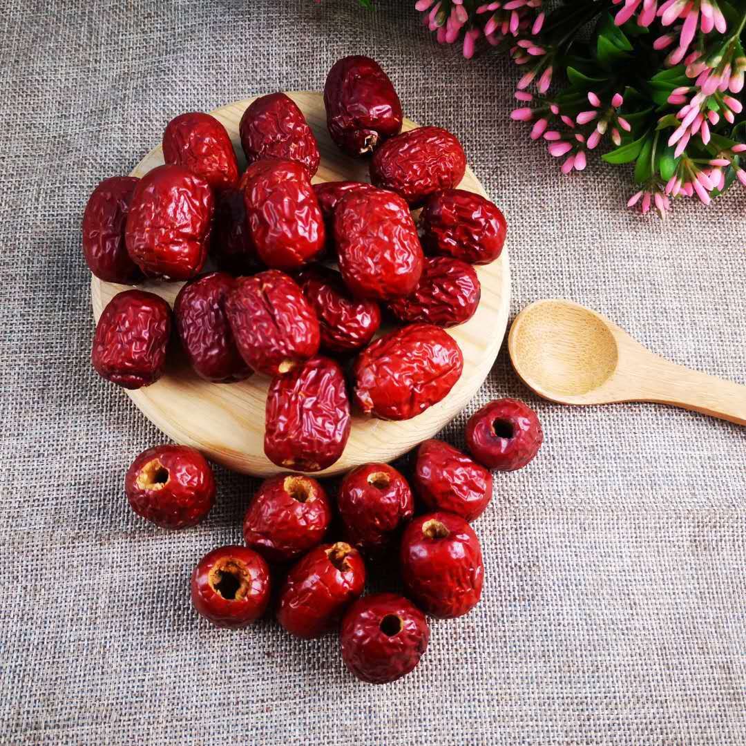 新疆无核红枣 去核灰枣 空心 若羌红枣 无籽 煮粥零食500克