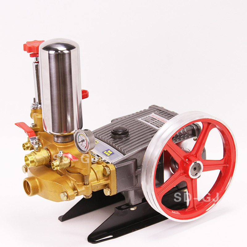 三缸柱塞泵120#陶瓷柱塞免黄油 农用园林高压打药机喷雾器 机械