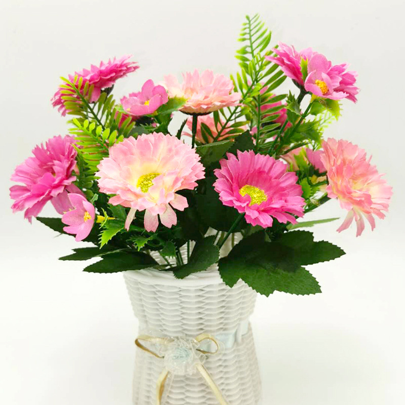 田园风仿真花束波斯菊家居婚礼装饰小绿植客厅摆件厂家批发