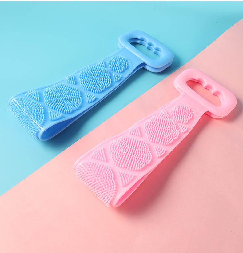 硅胶搓澡巾搓澡神器男女强力搓背搓泥长条后背去死皮洗澡沐浴刷子