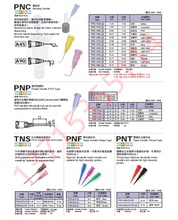TNS/PNF/PNT/PNP-16/20/22/24G KGN注点胶阀针头氟素塑胶导管型针
