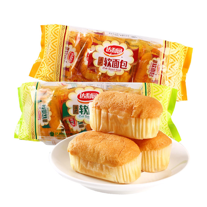 达利园 法式软面包160g/包早餐零食小吃休闲食品充饥夜宵蛋糕点