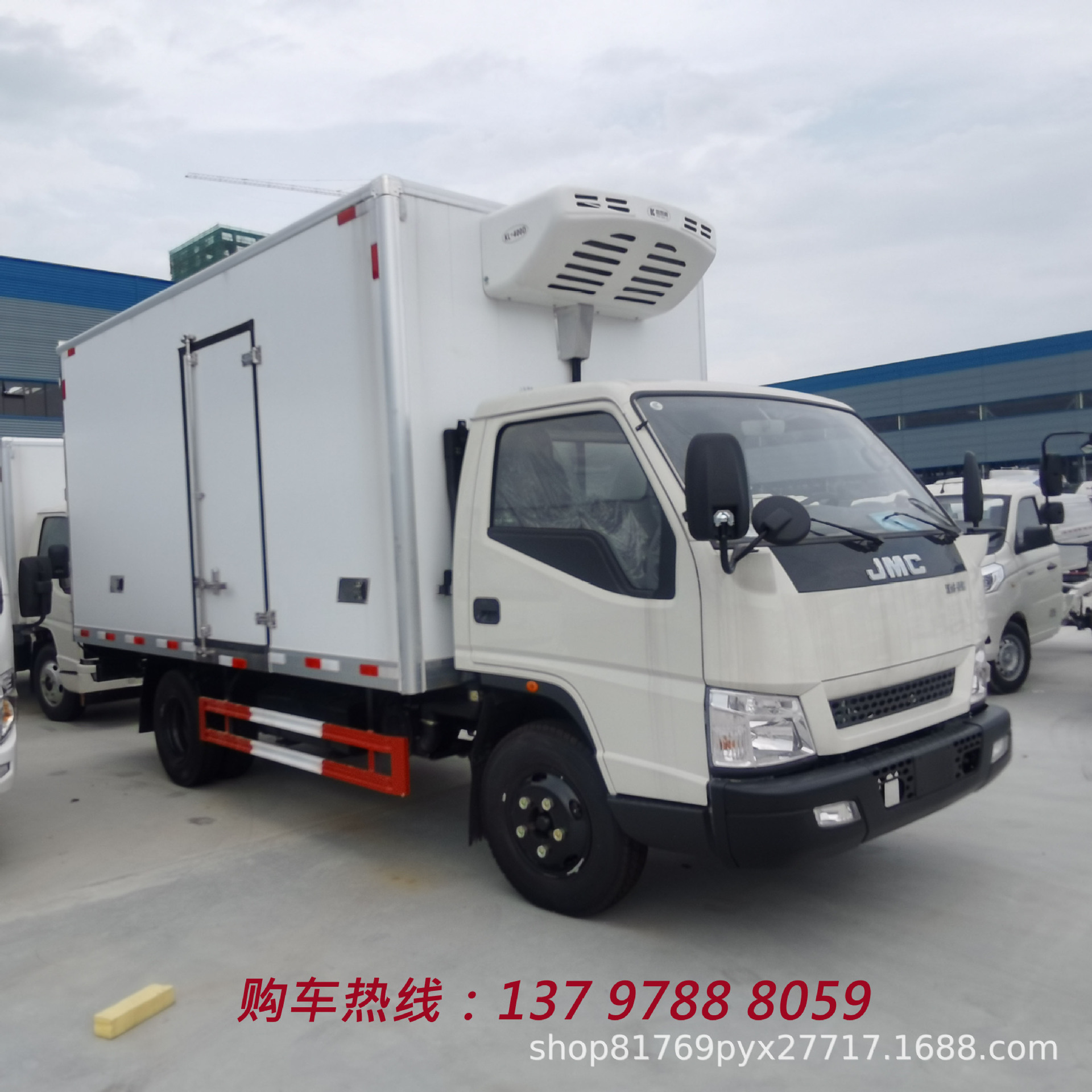 江西江铃顺达国六冷藏车 江铃顺达4米2肉类冻品冷链运输车