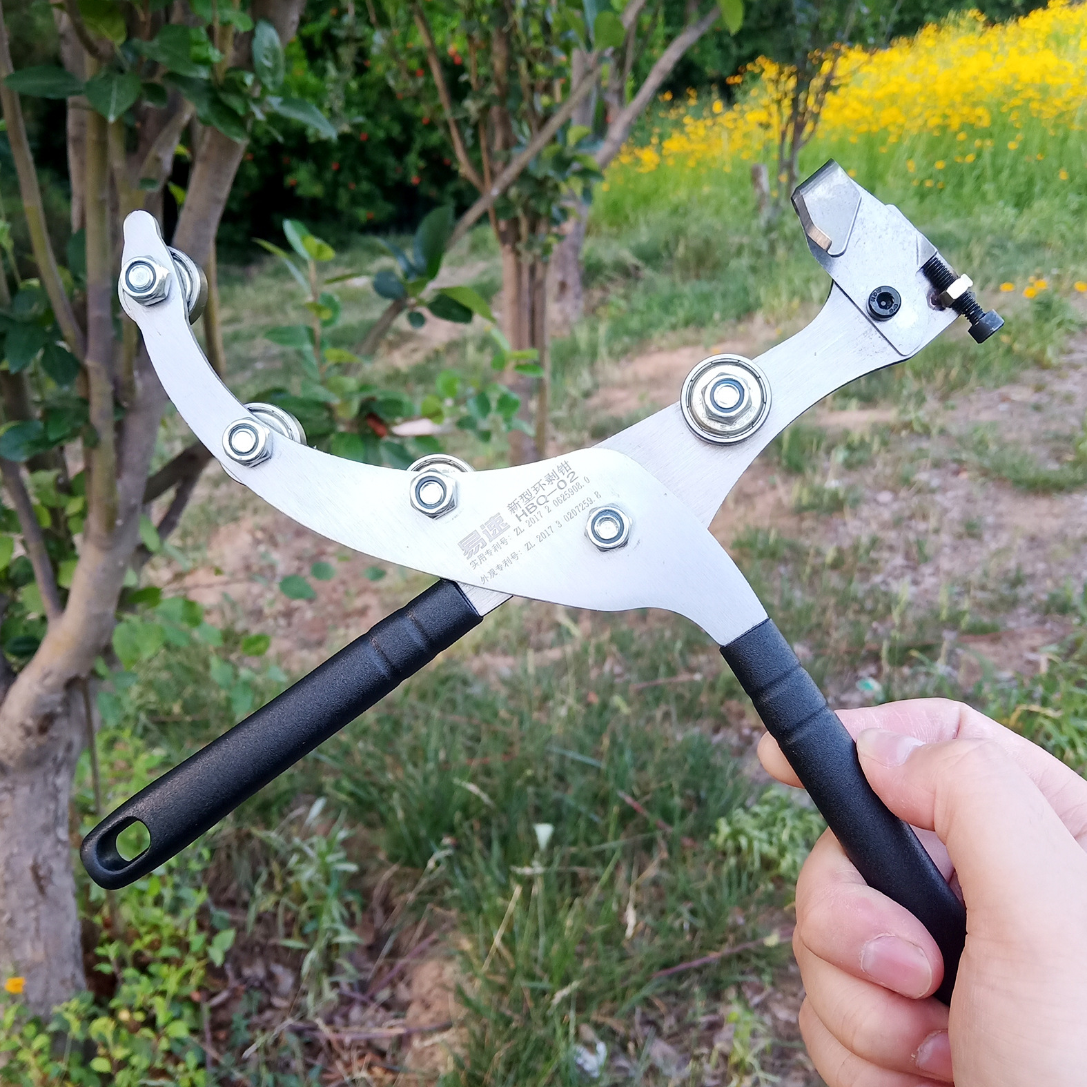 易速hbq-02新款果树环剥钳环环剥刀环割剪剥皮刀枣树苹果环枝工具